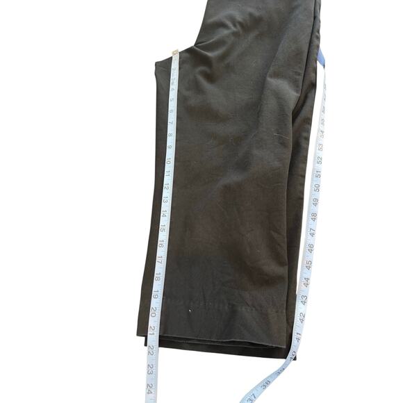 Talbots‎ Capri Pants Heritage Black Basic Side Zip Closure Office Casual Size 14 - Picture 12 of 13